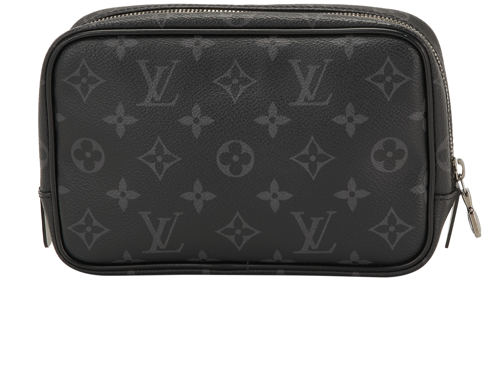 Louis Vuitton Toiletry Pouch PM, &pound;395, Accessories, Black/Grey, Coated Canvas, Back view